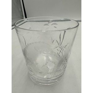 AJKA CRYSTAL DESIGN GUILD SAFARI LOWBALL GLASSES
